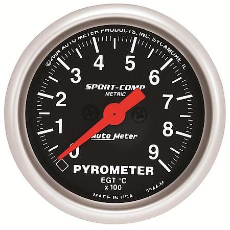 Gauge; Pyrometer (EGT); 2 1/16"; 900Deg.C; Digital Stepper Motor; Sport-Comp