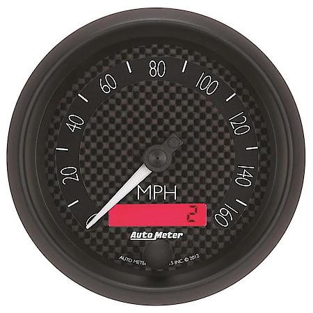 Gauge, Speedometer, 3 3/8", 160Mph, Elec. Programmable, Gt