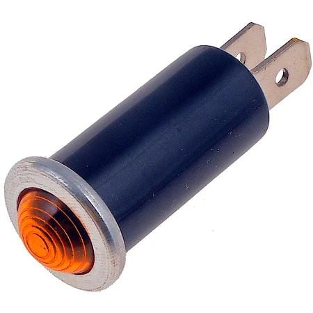 Electrical Switches - Indicator Light - Round with Bezel Style - Amber