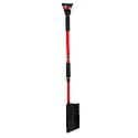 Extendable Snow Broom with Pivot, Ice Scraper, 54"