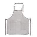 Detailing Apron - Grey Microfiber, Water Resistant, Lightweight, Dual Pockets, Adjustable Neck Strap