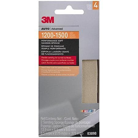 3M Performance Soft Sanding Sponge, 03090 03090 - Advance Auto Parts