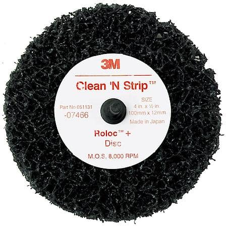 Scotch Brite Clean and Strip Black Disc 4" x 1/2"