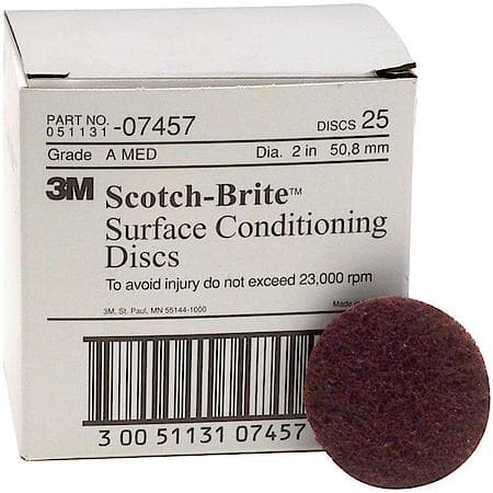 Scotch-Brite(TM) Surface Conditioning Disc 07457, 2 in x NH A MED