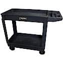 Compact Heavy Duty Utility Cart, Blac