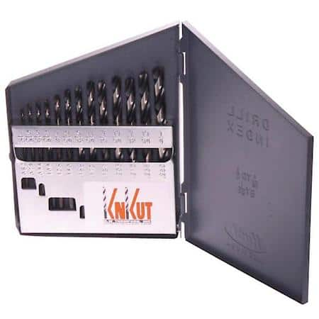 13 PIece Fractional Jobber Length Drill Bit Set