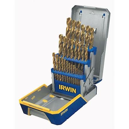 29 Piece Titanium Metal Index Drill Bit Set