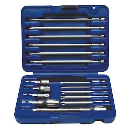 16 Piece Quick Change Fastener Bit Set