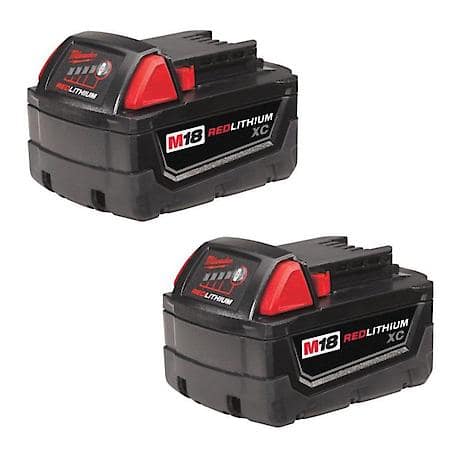 2-Pk Of M18 Redlith Xc3.0 Batt, 3.0-Amp Hour - 54 Watt/Hr Batt