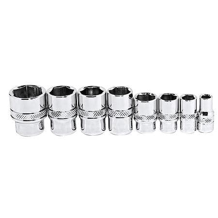 8 Piece Metric Socket Set for Damaged & Standard Bolts