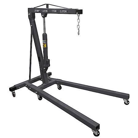 RSC-2TF Folding Shop Crane - 4000 lb Capacity, Hydraulic
