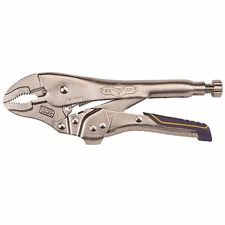 Reduced Hand Span Fast Release 10-in Curved Jaw Locking Pliers