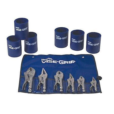 6 Piece Locking Pliers Set with 6 Koozie Cups