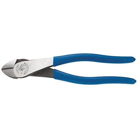 8" High Leverage Diagonal Cutting Pliers - Angled Head