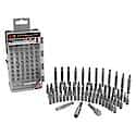 75 Pc 1/4" Hex Bit Set - Contains Phillips head, Flat head, Torx, and square Drive