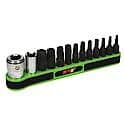 13-Piece Tamper Resistant Star Bit Set with Magnetic Storage Holder