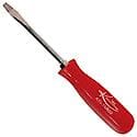 3 In. Slotted Screwdriver With Red Square Handle (