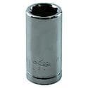 1/4in. Drive Standard 6 Point Chrome Socket 9mm