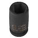 1/4" Drive 6 Point Standard Impact Socket 8mm