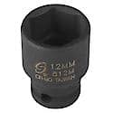 1/4" Drive 6 Point Standard Impact Socket 12mm