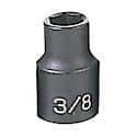 3/8" Drive Fractional Standard Impact Socket - 3/8"