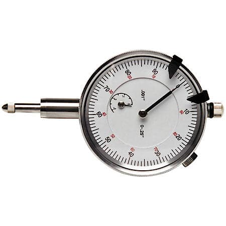 Universal Dial Indicator, 0 to 1.00" Range, Reads in 0.001" Increments