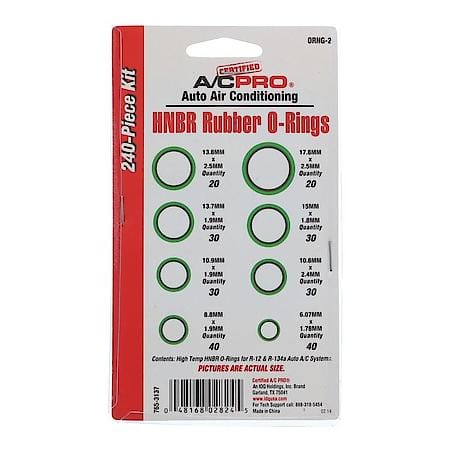 ORING KIT 8 PC ASSOR