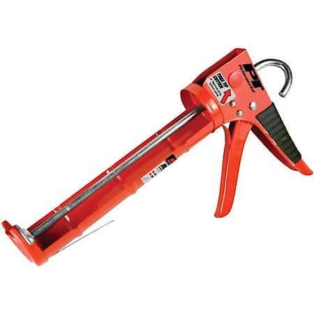 Ratcheting Caulking Gun with Cutter for Effortless Application