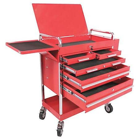 Professional Duty 5 Drawer Service Cart