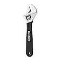 6" Chrome Vanadium Adjustable Wrench with Anti-Slip Grip