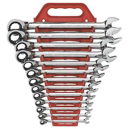 13 Piece SAE Reversible GearWrench Set