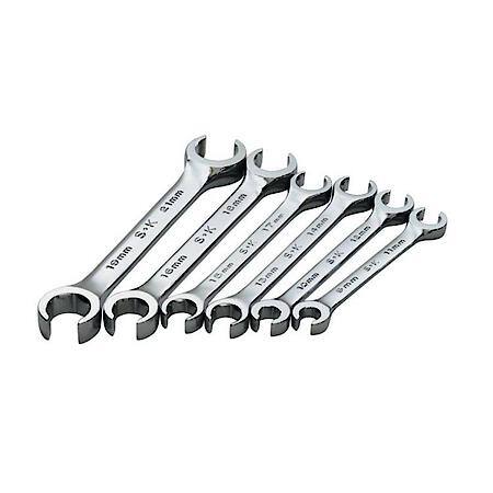 6 Piece Flex Head Flare Nut Wrench Set Metric Industrial Power & Hand ...