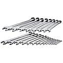 23 Piece SuperKrome Fractional Combination Wrench Set