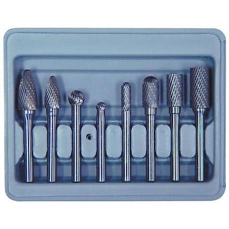 Burr Set Carbide Double Cut 8Pc