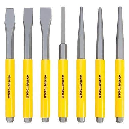 7 Piece Punch & Chisel Set