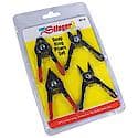 4 Piece Mini Snap Ring Pliers Set