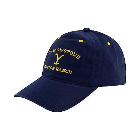 Yellowstone Baseball Hat: Hook & Loop Adjustable, Curved Brim, Cotton/Poly Blend