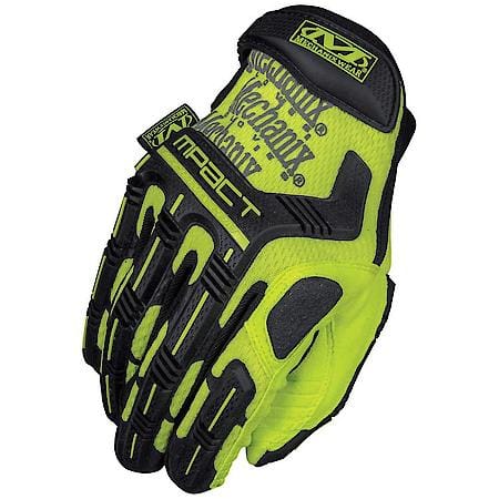 Hi-Viz M-Pact® Gloves (Large, Fluorescent Yellow)