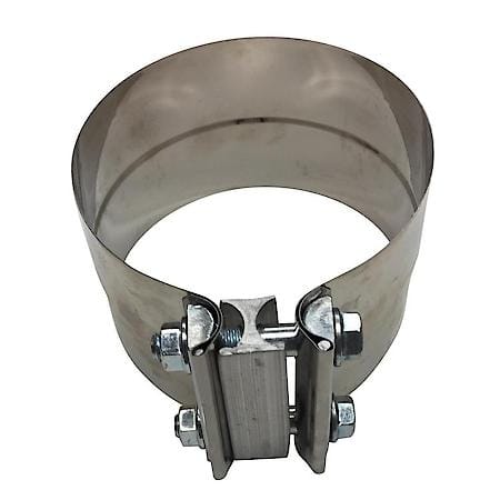 3.5" TorcTite Preformed Lap Joint Stainless Exhaust Clamp - Used on standard lap joint connection