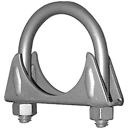 2 1/2" Exhaust Clamp: Stainless Steel, Heavy Duty