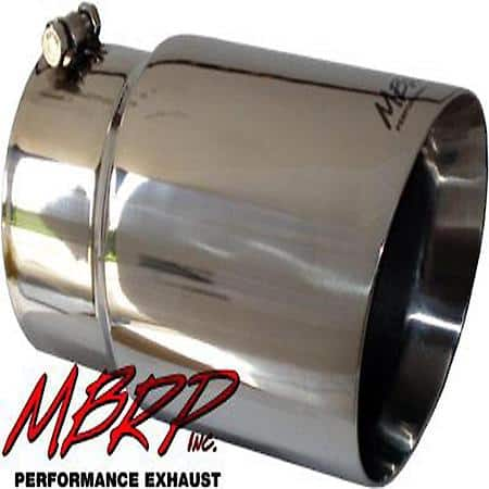 MBRP Exhaust Exhaust Tip, 6 In O.D. Dual Wall Angled 5 In Inlet 12 In ...