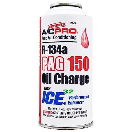 Certified A/C Pro R-134a PAG 150 Oil Charge With ICE 32 (3 oz.)