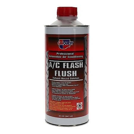 Flash Flush AC Oil Lubricant: Fast Evaporating, Leaves no residue, Non-corrosive, Flammable, 32 oz