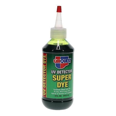 UV Dye Squeeze Tip AC Oil Lubricant: For 1234yf/R134a Systems Including Electric/Hybrids, 8 oz