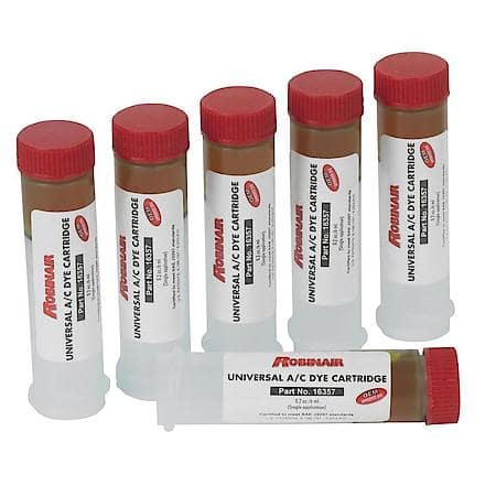 Universal A/C Dye - Six Replacement Cartridges