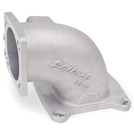 Throttle Body Intake Elbow #3849 High Flow, 90mm Opening, Satin Finish