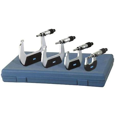 0-4" Outside Micrometer Set