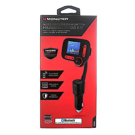 Bluetooth FM Transmitter with Dual USB Charging Ports