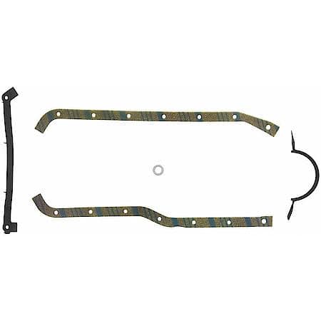 Oil Pan Gasket Set: Cork-Rubber, 5 Piece Set