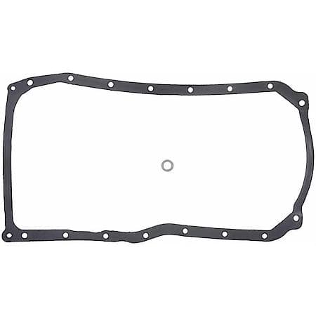 Oil Pan Gasket Set: Cork-Rubber, 2 Piece Set